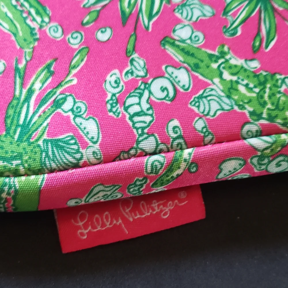 Lilly Pulitzer Pink and Green Tablet Sleeve